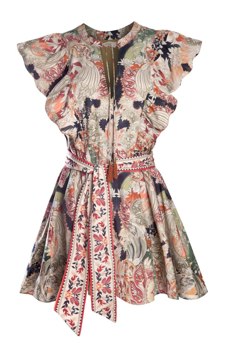 Moda Operandi Chufy Myia Printed Cotton Poplin Mini Dress