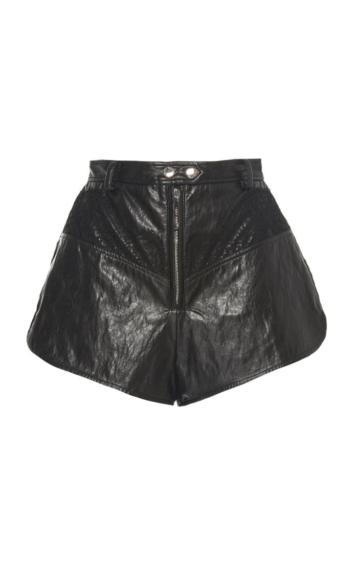 Ellery Rochelle Rochelle Vinyl Shorts
