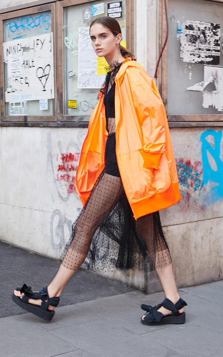 Moda Operandi Red Valentino Oversized Hooded Shell Jacket