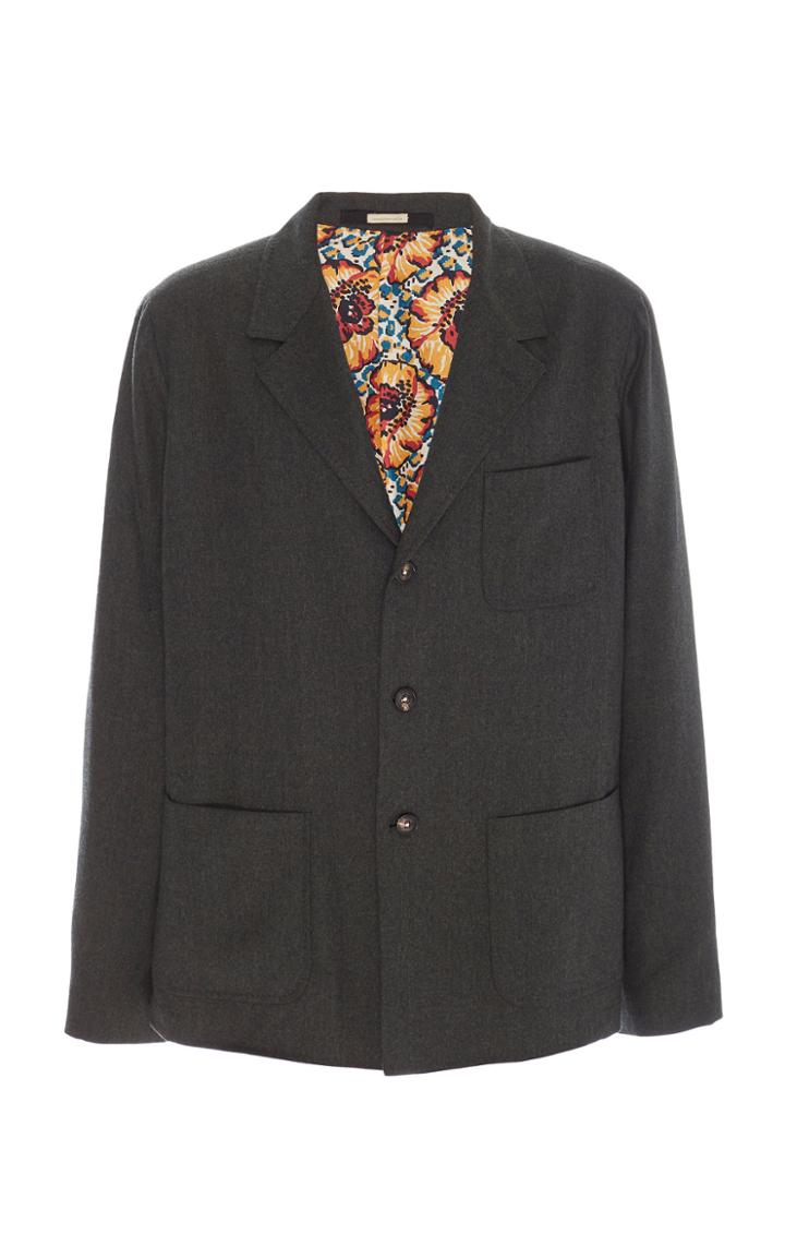 Massimo Alba Mlange Wool Blazer