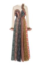 Zimmermann Ninety-six Spliced Printed Mesh Yoke Dress
