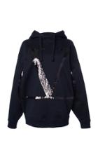 Valentino Oversized Logo-sequined Cotton-blend Hoodie