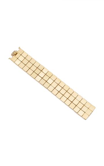 Vintage Tiffany & Co 18k Gold Cube Bracelet
