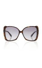 Gucci Butterfly-frame Tortoiseshell Acetate Sunglasses