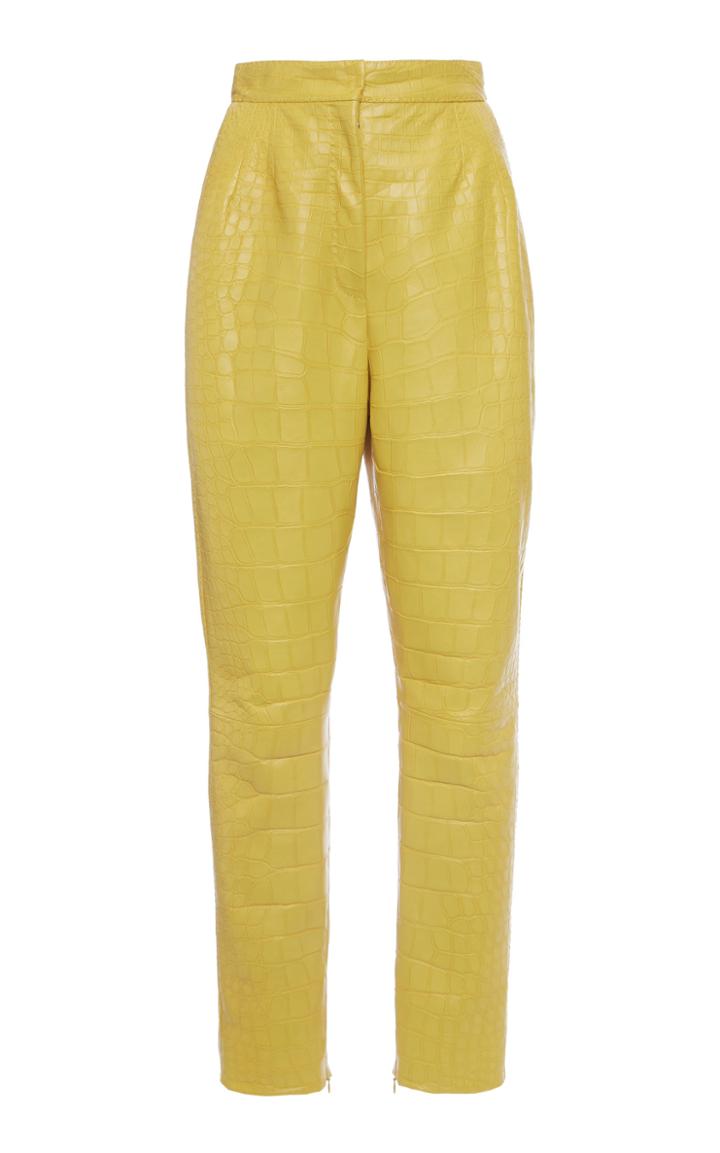 Moda Operandi Dolce & Gabbana Crocodile Skinny Pants Size: 38