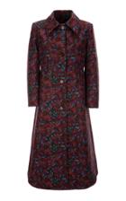 Moda Operandi La Doublej Printed Wool-blend Dress Coat