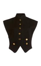 Moda Operandi George Keburia Button-embellished Cotton Vest