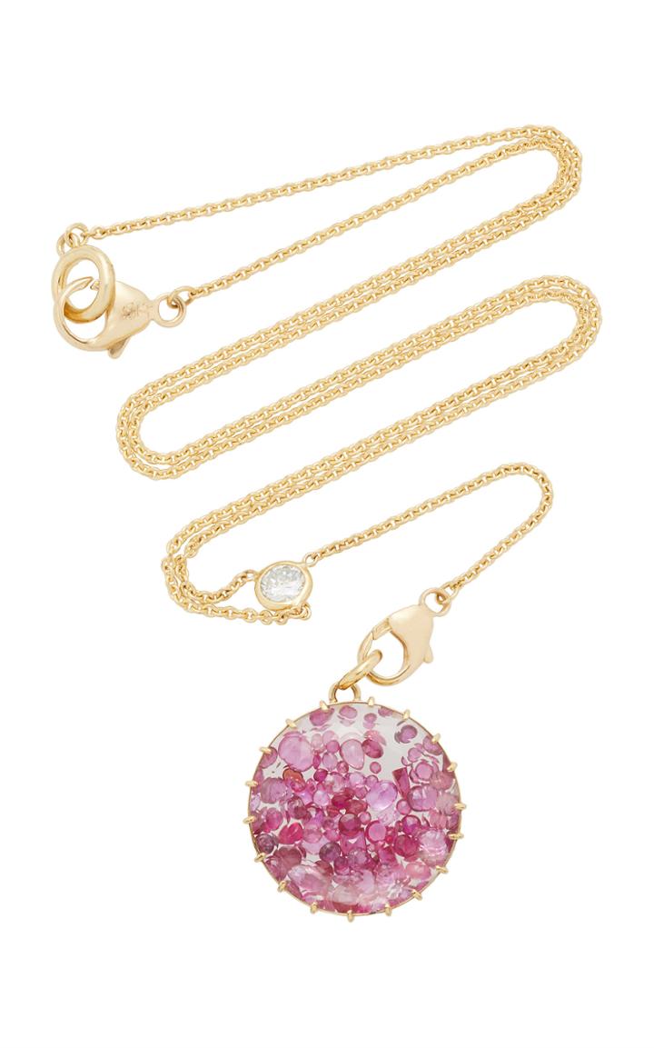 Renee Lewis Ruby Shake Necklace On Y Chain