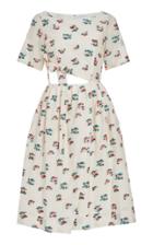 Moda Operandi Markarian Marlowe Floral Organza Cut Out Bow Dress
