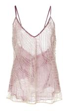 Marei 1998 Lilac Beaded Cami Top