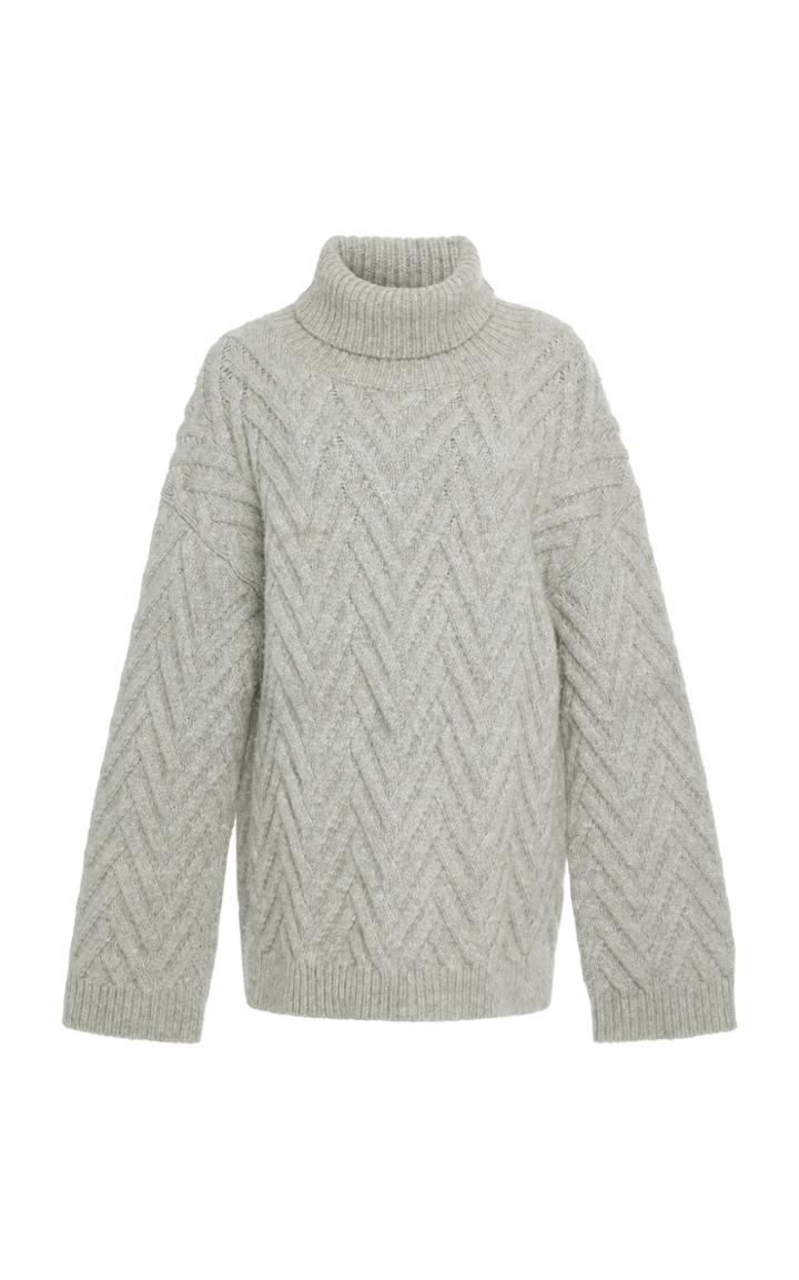 Nili Lotan Lee Chunky-knit Turtleneck Sweater