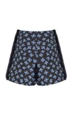 Razan Alazzouni Mink Stripe Shorts