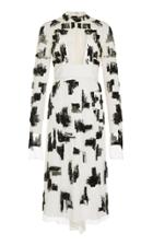 Bibhu Mohapatra Long Sleeve Beaded Dress