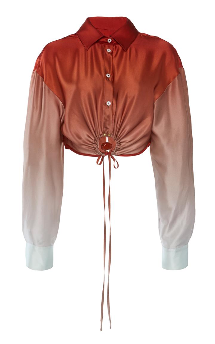 Moda Operandi Christopher Esber Orbit Crop Tie Shirt