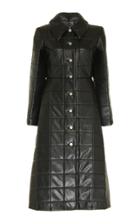 A.w.a.k.e. Miss Roboto Quilted Faux Leather Coat
