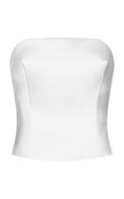 Moda Operandi Safiyaa Tazia Shine Satin Stretch Top Size: 34