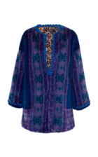 Anna Sui Patterned Faux Fur Tunic