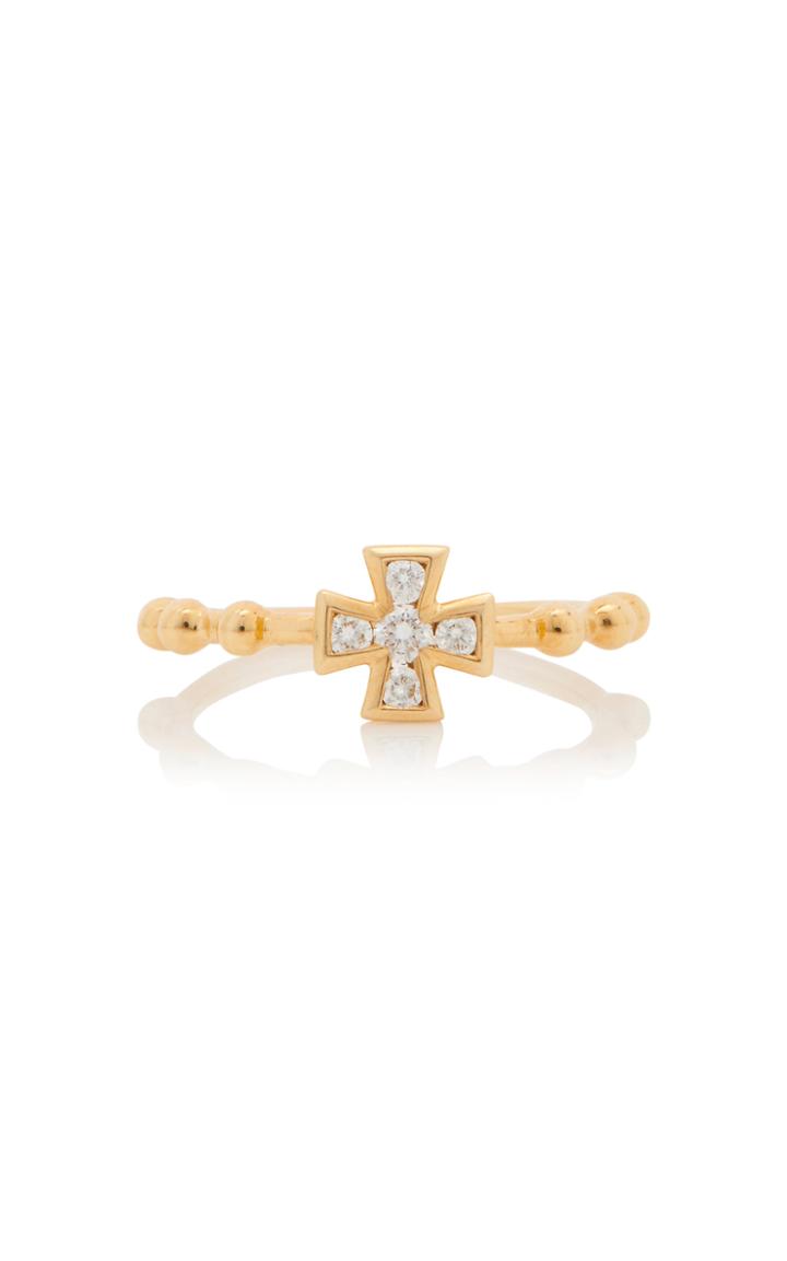 Rosa De La Cruz 18k Gold And Diamond Ring