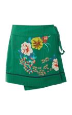 Alexis Lucia Floral Wrap Mini Skirt