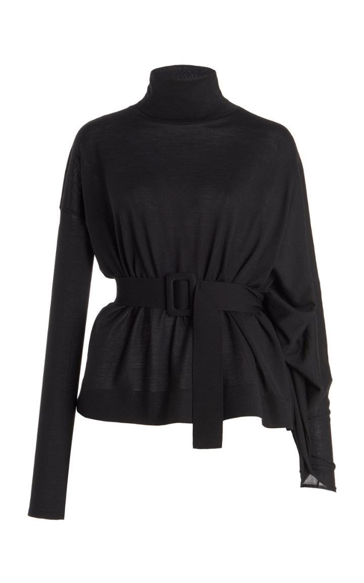 Moda Operandi Roland Mouret Carnaby Asymmetric Wool Top