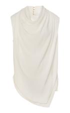 Moda Operandi Proenza Schouler Sleeveless Cowl-neck Silk Top Size: 2