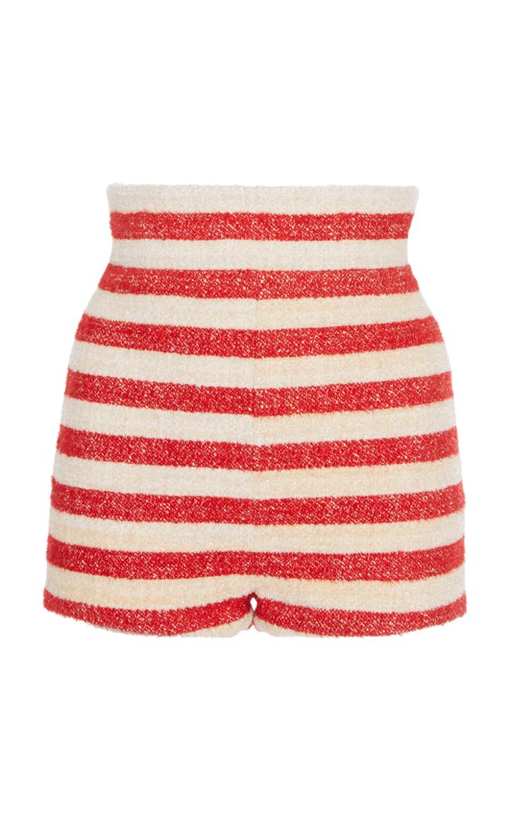 Martin Grant Stripe High Rise Mini Short