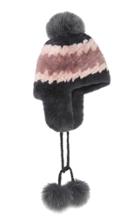 Moda Operandi Pologeorgis The Knitted Rabbit And Fox Pom Pom Trapper Hat