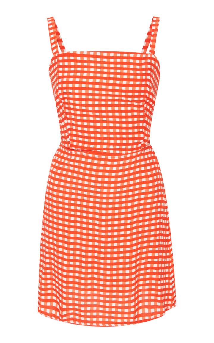 Faithfull Ischia Checkered Mini Dress