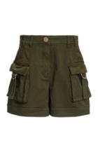 Balmain Stretch-cotton High-rise Cargo Shorts