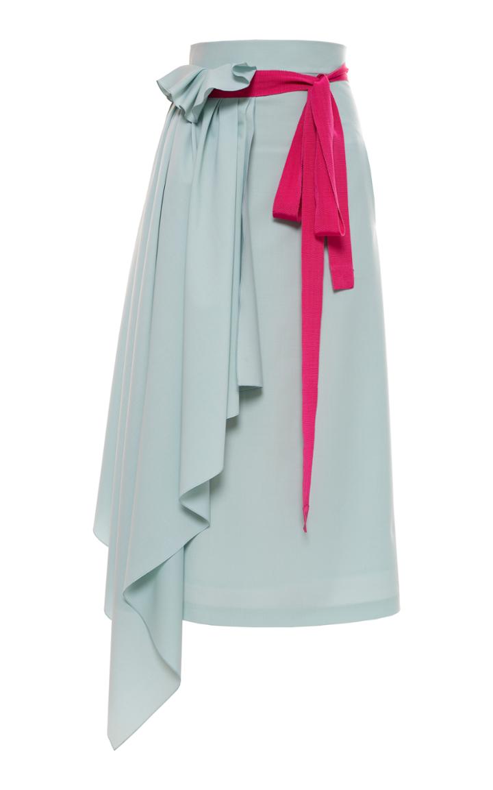 Anna October Draped Midi Skirt