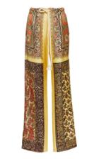 Etro Printed Silk High-rise Straight-leg Pants