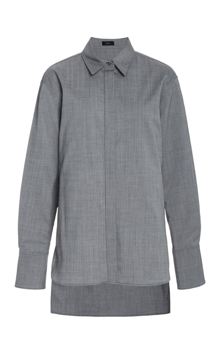 Joseph Structured Wool-blend Top