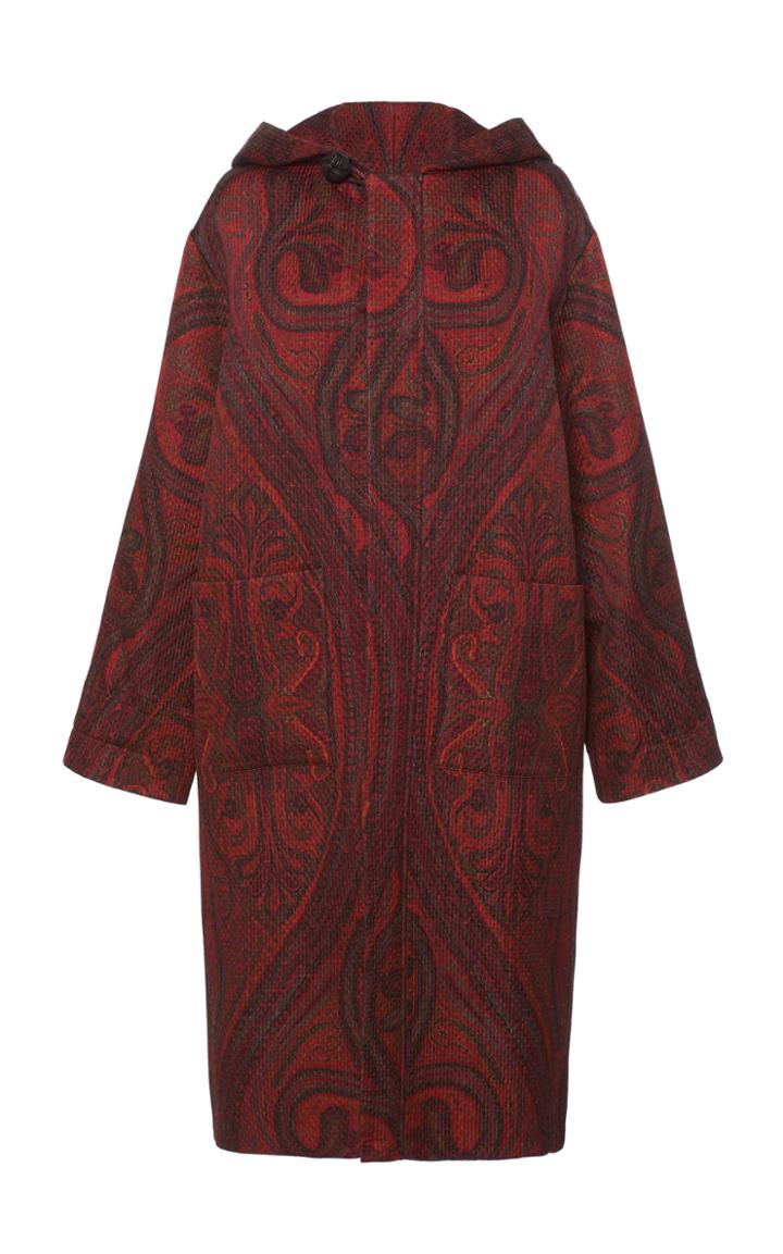 Adam Lippes Oversized Wool Hooded Coat