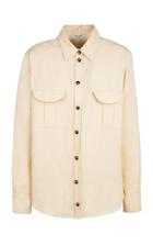 Moda Operandi Blaz Milano Savannah Berber Button-detailed Linen Top Size: 00