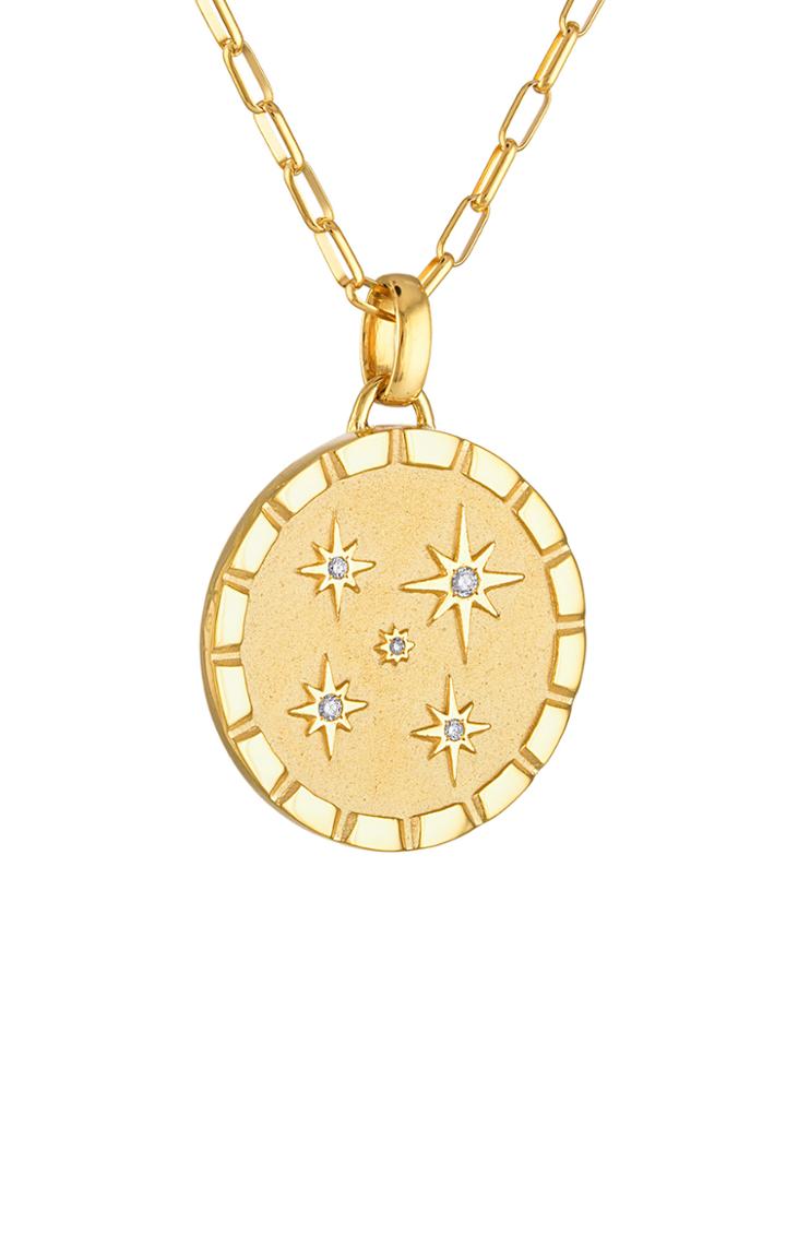 Pamela Zamore Multi Star 18k Yellow Gold Diamond Necklace