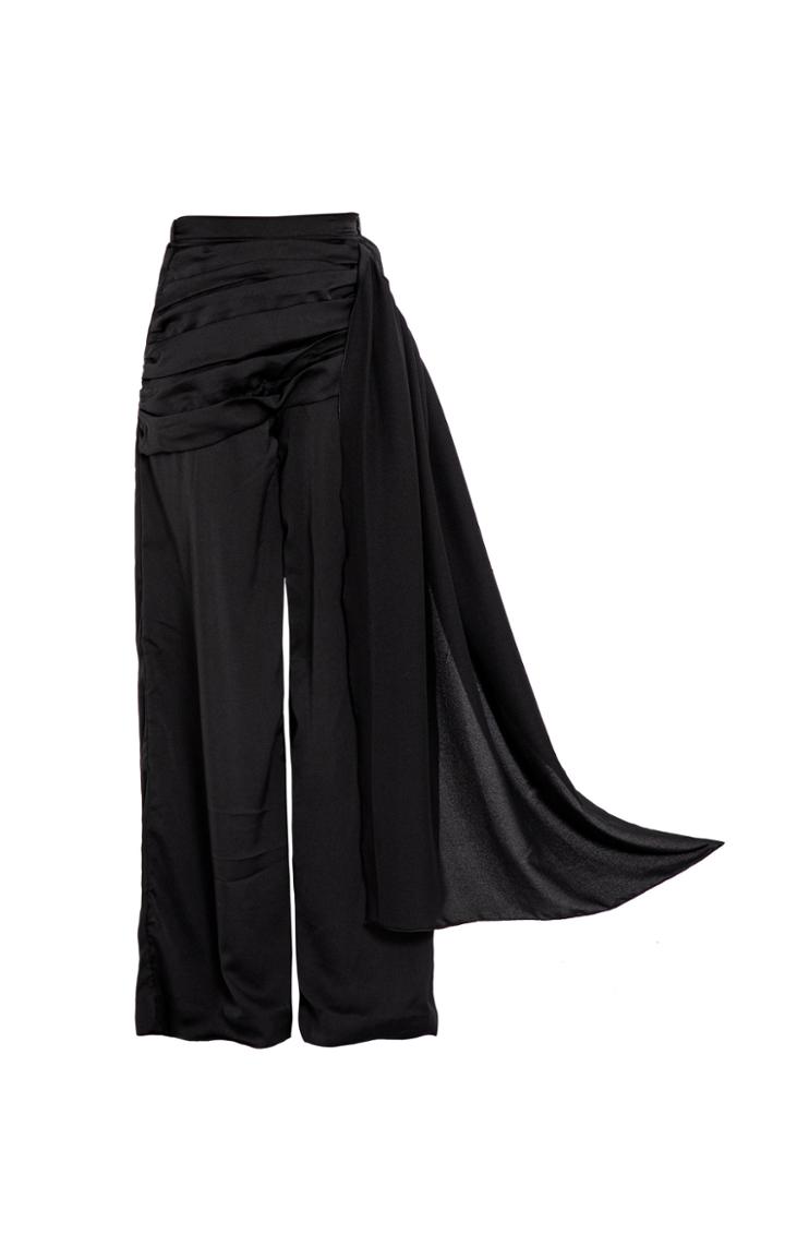 Moda Operandi By Efrain Mogollon Amaia Silk Wide-leg Pants