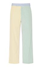 Thom Browne Funmix Seersucker Stripe Unconstructed Belt Loop Trousers