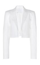 Noon By Noor Aaron Cotton Cropped Blazer