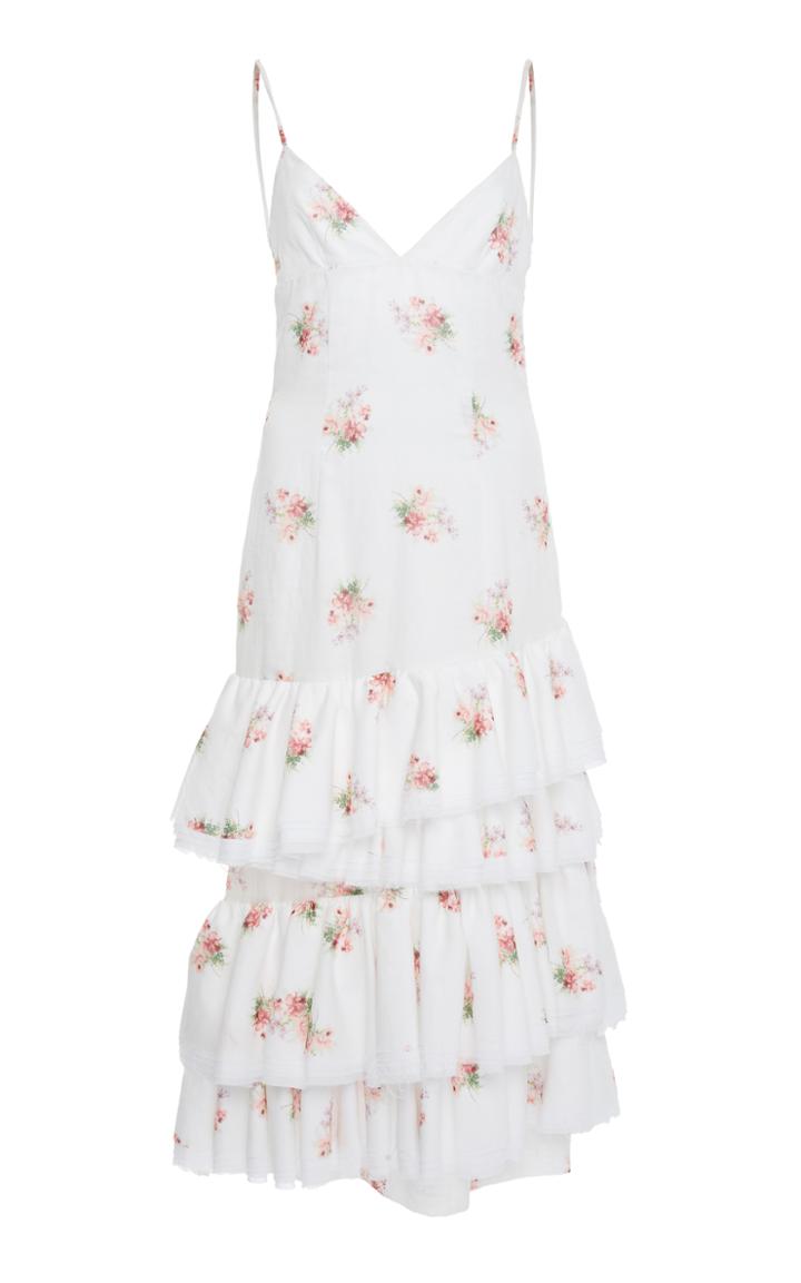 Brock Collection Desi Orchid Cotton Voile Dress