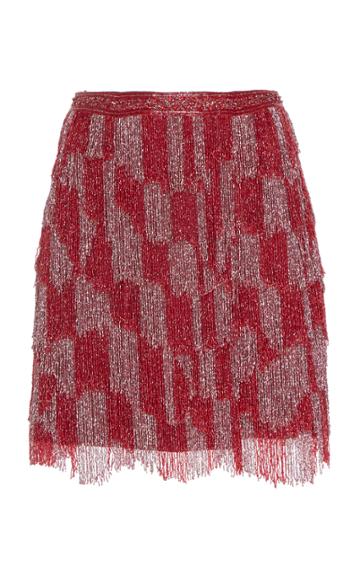 Markarian Reynolds Fringed Mini Skirt