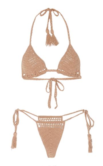 Akoia Swim Clio Crocheted Cotton Bikini Set