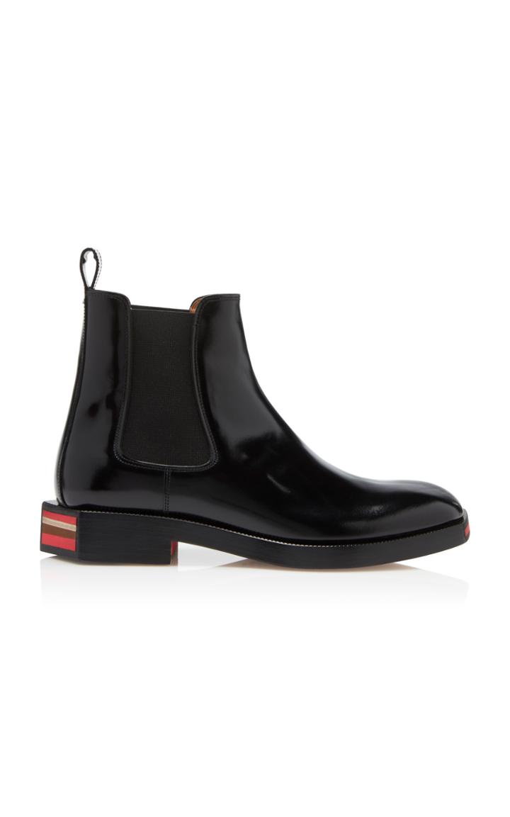 Maison Margiela Stivaletto Geometric Patent Ankle Boots
