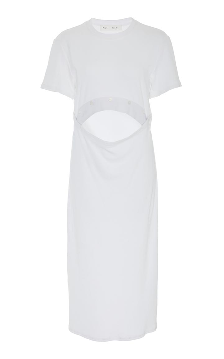Proenza Schouler Pswl Cotton Jersey T-shirt Dress