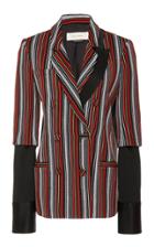 Hellessy Santos Striped Crepe Jacket