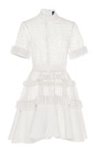 David Koma Ruched Tiered Dress