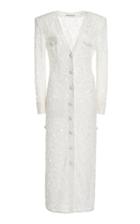 Moda Operandi Alessandra Rich Lace Button Front Dress