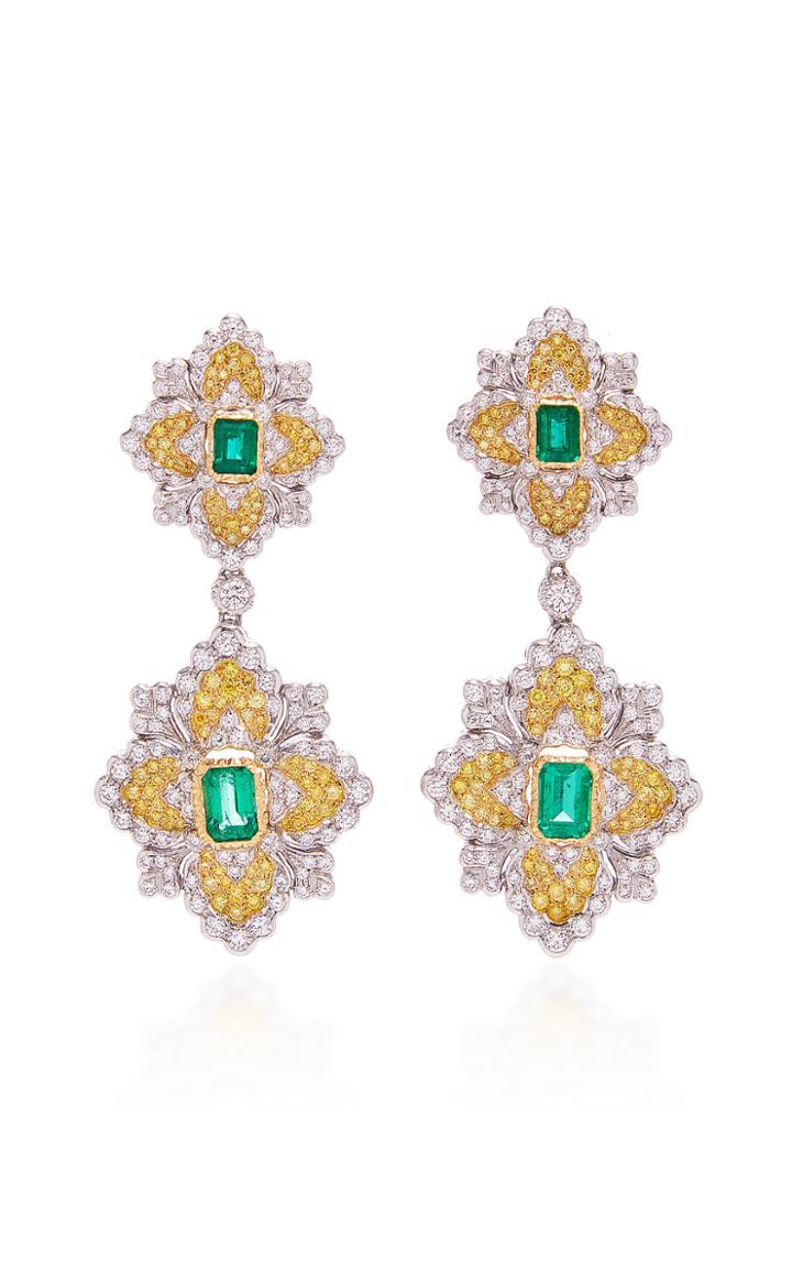 Buccellati Opera Emerald Earrings