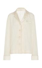 Moda Operandi Jonathan Simkhai Janice Satin-paneled Lace Top Size: Xs