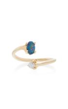 Eden Presley 14k Gold Boulder Opal And Diamond Ring
