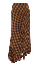 Preen By Thornton Bregazzi Hayat Ruched Midi Skirt